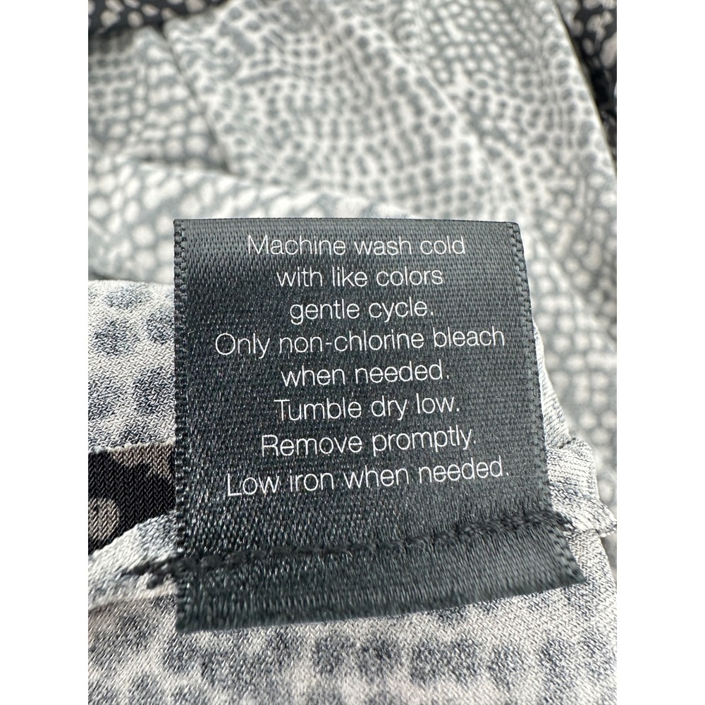 KamaliKulture Dress XL Black Grey Halter Turtleneck Backless Maxi Gown Slit - Picture 8 of 11